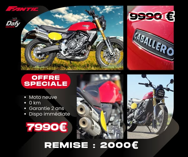 2.000€ de remise sur La Caballero 700 chez Dafy Moto Angoulême